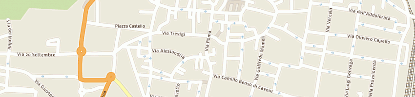 Mappa della impresa tu donna di giacchero marilena a CASALE MONFERRATO