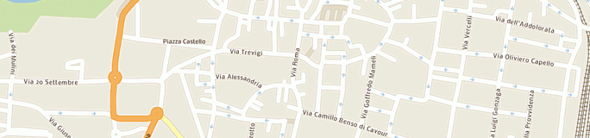 Mappa della impresa corso italia srl a CASALE MONFERRATO