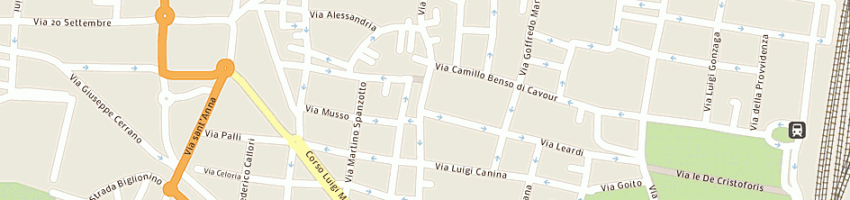 Mappa della impresa nosengo giorgio e c sas a CASALE MONFERRATO