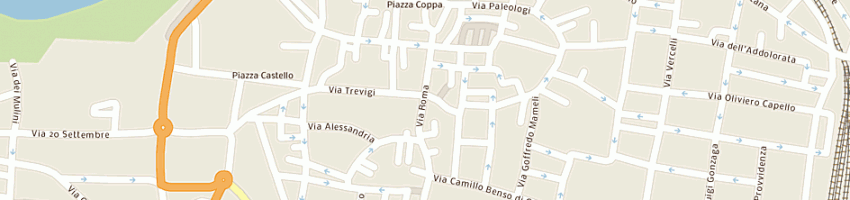 Mappa della impresa alessio franco a CASALE MONFERRATO