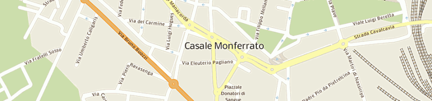 Mappa della impresa sermag srl a CASALE MONFERRATO