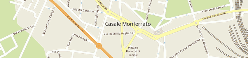 Mappa della impresa fassi rossana a CASALE MONFERRATO