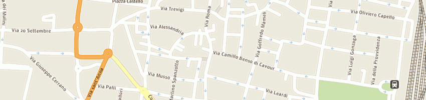 Mappa della impresa les choses de gian snc di laborante e c a CASALE MONFERRATO