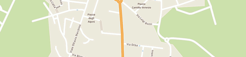 Mappa della impresa caldi gianfranco a CASALE MONFERRATO