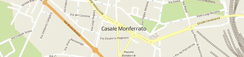 Mappa della impresa longo fedele a CASALE MONFERRATO