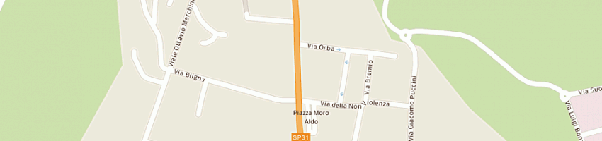 Mappa della impresa bar latteria andrea a CASALE MONFERRATO