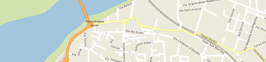 Mappa della impresa tecno aria di bellan valter e c snc a CASALE MONFERRATO