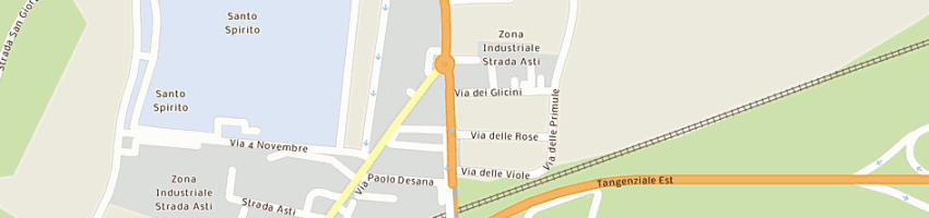 Mappa della impresa olearo mentina sas di rollino e deambrogio a CASALE MONFERRATO