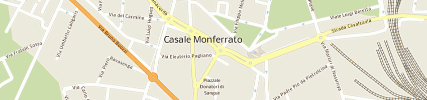 Mappa della impresa anfusio silvia a CASALE MONFERRATO
