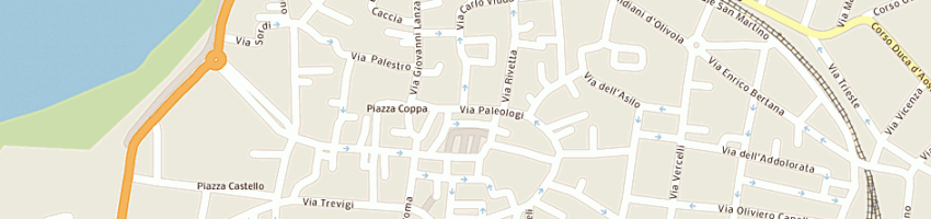 Mappa della impresa market della cornice di marafin claudio a CASALE MONFERRATO