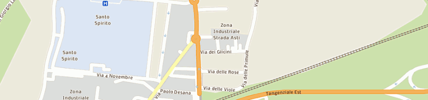 Mappa della impresa aceto pierluigi a CASALE MONFERRATO