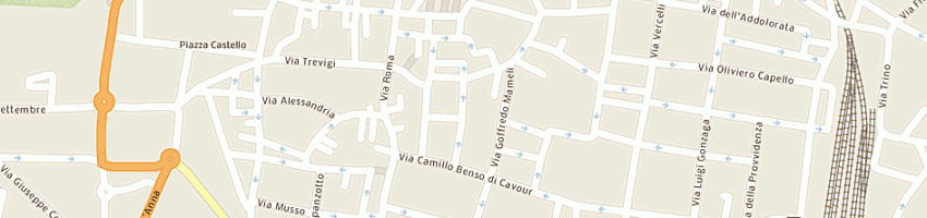 Mappa della impresa gabba michele a CASALE MONFERRATO