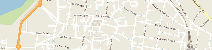 Mappa della impresa l'atelier del vetro di barbara bonelli a CASALE MONFERRATO
