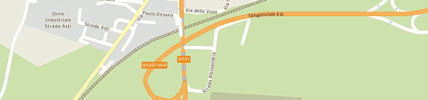 Mappa della impresa unione polisportiva sangermanese a CASALE MONFERRATO