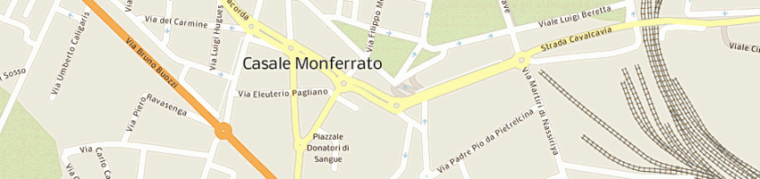 Mappa della impresa autoscuola bertolotti snc di bertolotti g e c a CASALE MONFERRATO