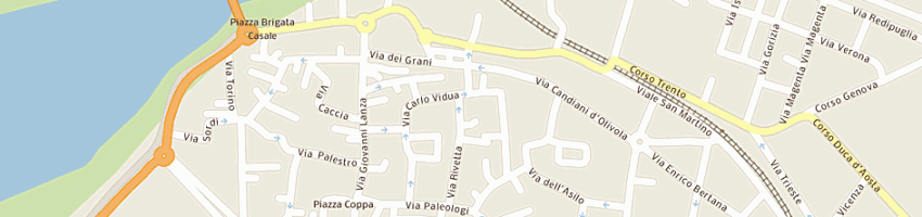 Mappa della impresa studio legale associato mordiglia - strambi ferrini a CASALE MONFERRATO