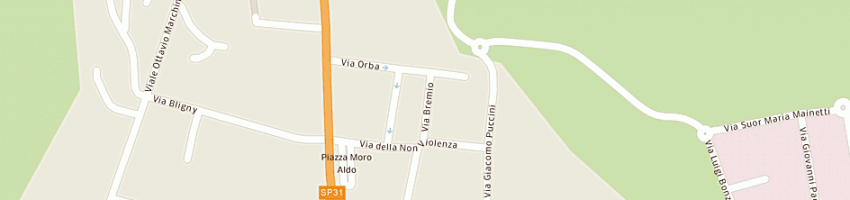 Mappa della impresa rossi valentino a CASALE MONFERRATO