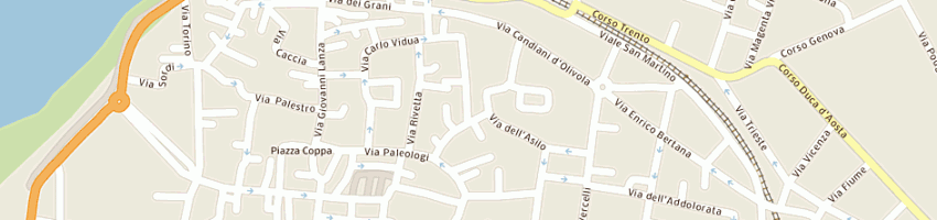 Mappa della impresa fiocchi rag carla a MILANO