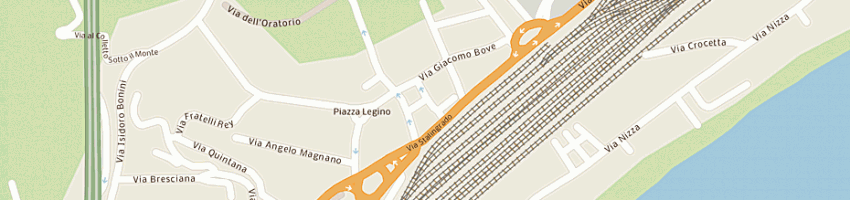 Mappa della impresa pompe funebri 'albis' a SAVONA