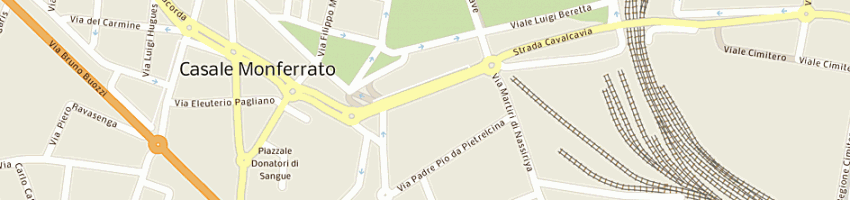 Mappa della impresa provincia di alessandria a CASALE MONFERRATO