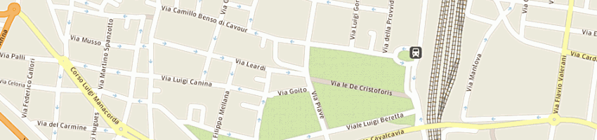Mappa della impresa polline srl a MILANO