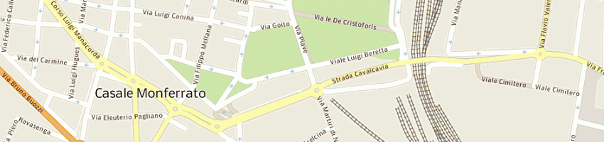 Mappa della impresa icoge srl a CASALE MONFERRATO