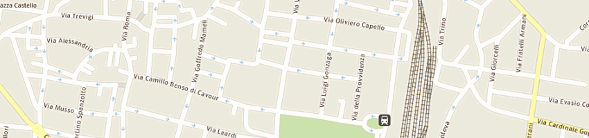 Mappa della impresa macelleria ceccherini e c (sas) a CASALE MONFERRATO