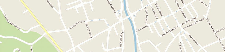 Mappa della impresa banchini luisella a BORGOMANERO