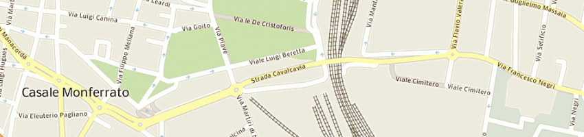 Mappa della impresa greco r a CASALE MONFERRATO