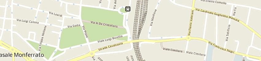 Mappa della impresa ignazio messina e c (spa) a CASALE MONFERRATO