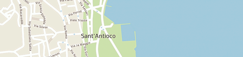 Mappa della impresa agenzia viaggi present a SANT ANTIOCO
