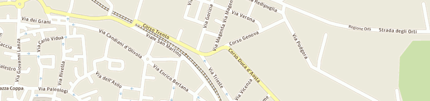 Mappa della impresa autotrasporti calvi franceco di calvi livia a CASALE MONFERRATO