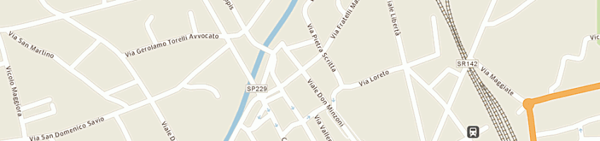 Mappa della impresa sara assicurazioni (spa) a BORGOMANERO