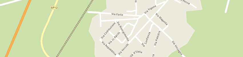 Mappa della impresa rossini tiziano a BORGO VERCELLI