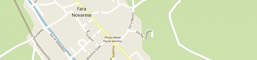 Mappa della impresa lavandstireria fiorentina a FARA NOVARESE
