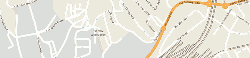 Mappa della impresa bacchiarello rinaldo a SAVONA