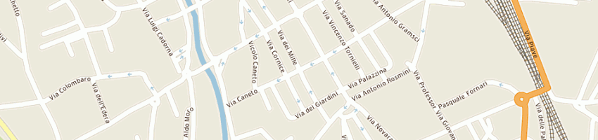 Mappa della impresa morandi giuseppe a BORGOMANERO