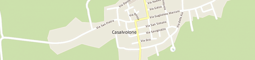 Mappa della impresa canella danilo a CASALVOLONE