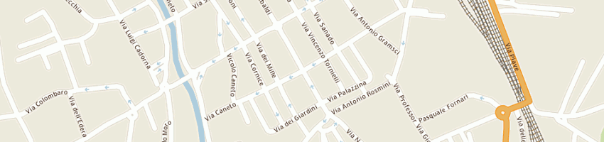 Mappa della impresa l'alimentarista di milanesi gloria a BORGOMANERO