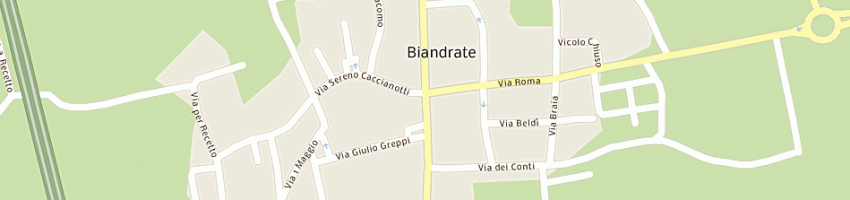 Mappa della impresa orlandi simone a BIANDRATE