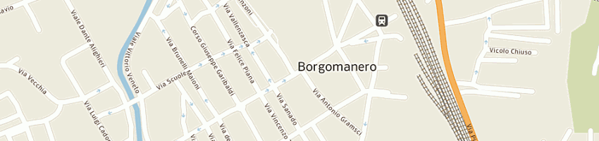 Mappa della impresa bedoni marco bigi cerruti de gaudenzi sas a BORGOMANERO