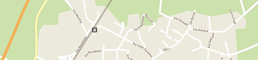 Mappa della impresa ranco giancarlo a BORGO VERCELLI