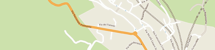 Mappa della impresa merli massimo a SAVONA