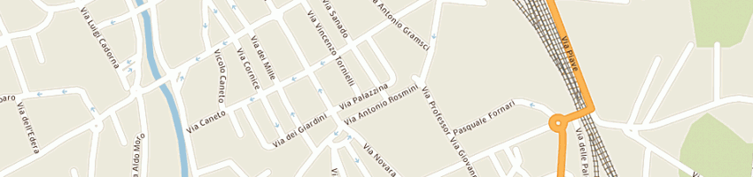 Mappa della impresa borzini mauro a BORGOMANERO