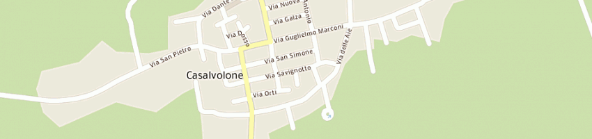 Mappa della impresa benny exspress di varra' giuseppe a CASALVOLONE