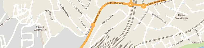 Mappa della impresa autocarrozzeria raco a SAVONA