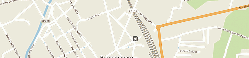 Mappa della impresa fratelli zanetta mario e pietro snc a BORGOMANERO