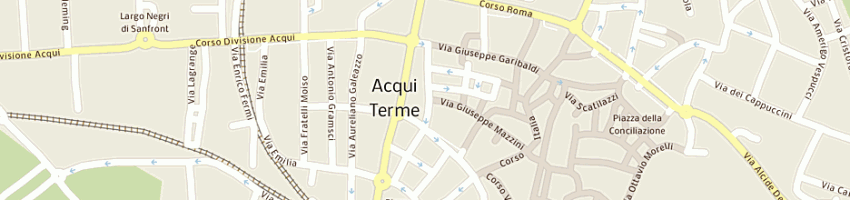 Mappa della impresa caffe' ristretto di ivaldi cinzia e c sas a ACQUI TERME