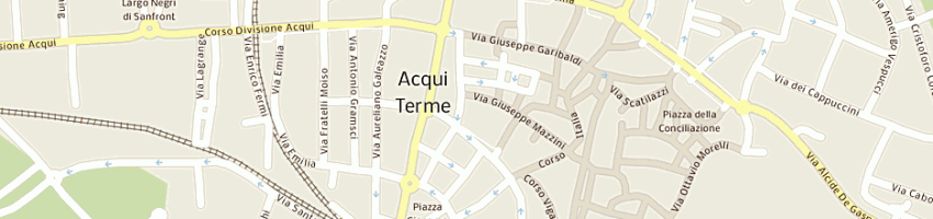 Mappa della impresa punto lavoro - impressioni grafiche - soc coop sociale a rl a ACQUI TERME