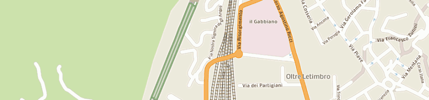 Mappa della impresa ineo scle ferroviaire a SAVONA